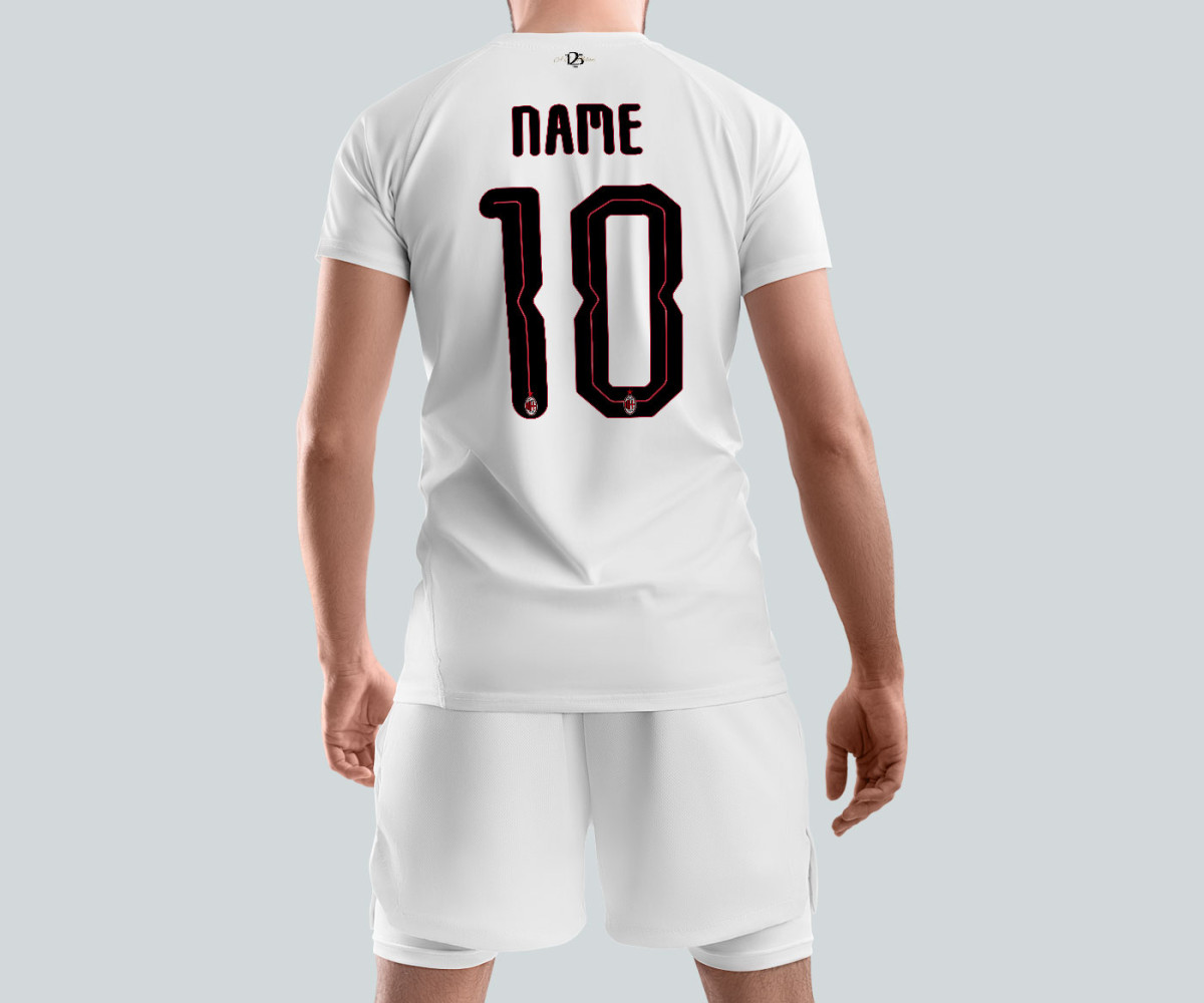 AC Milan Jersey - Away Kit - Custom AC Milan Jersey - Away Kit - Custom