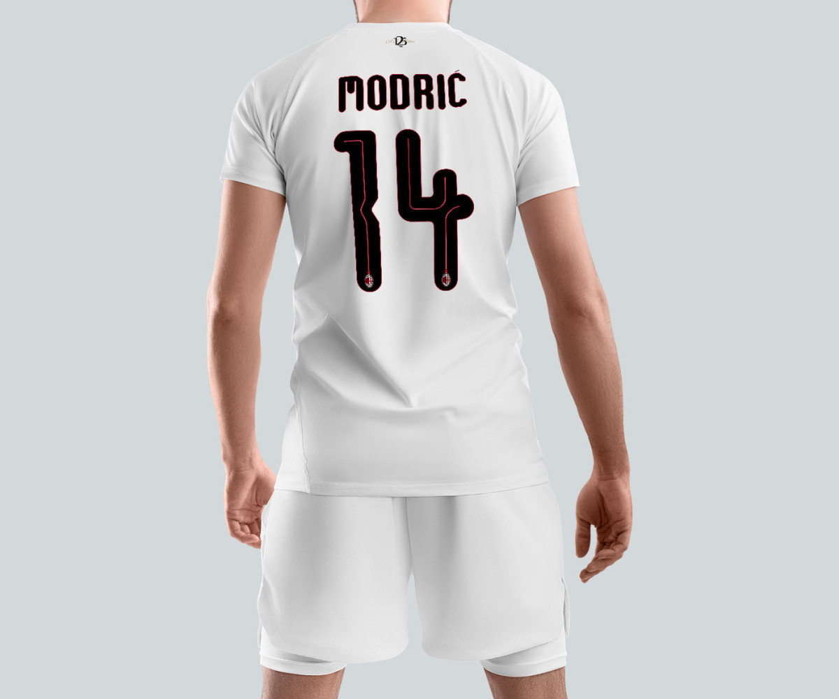 AC Milan Jersey - Away Kit - Modric AC Milan Jersey - Away Kit - Modric