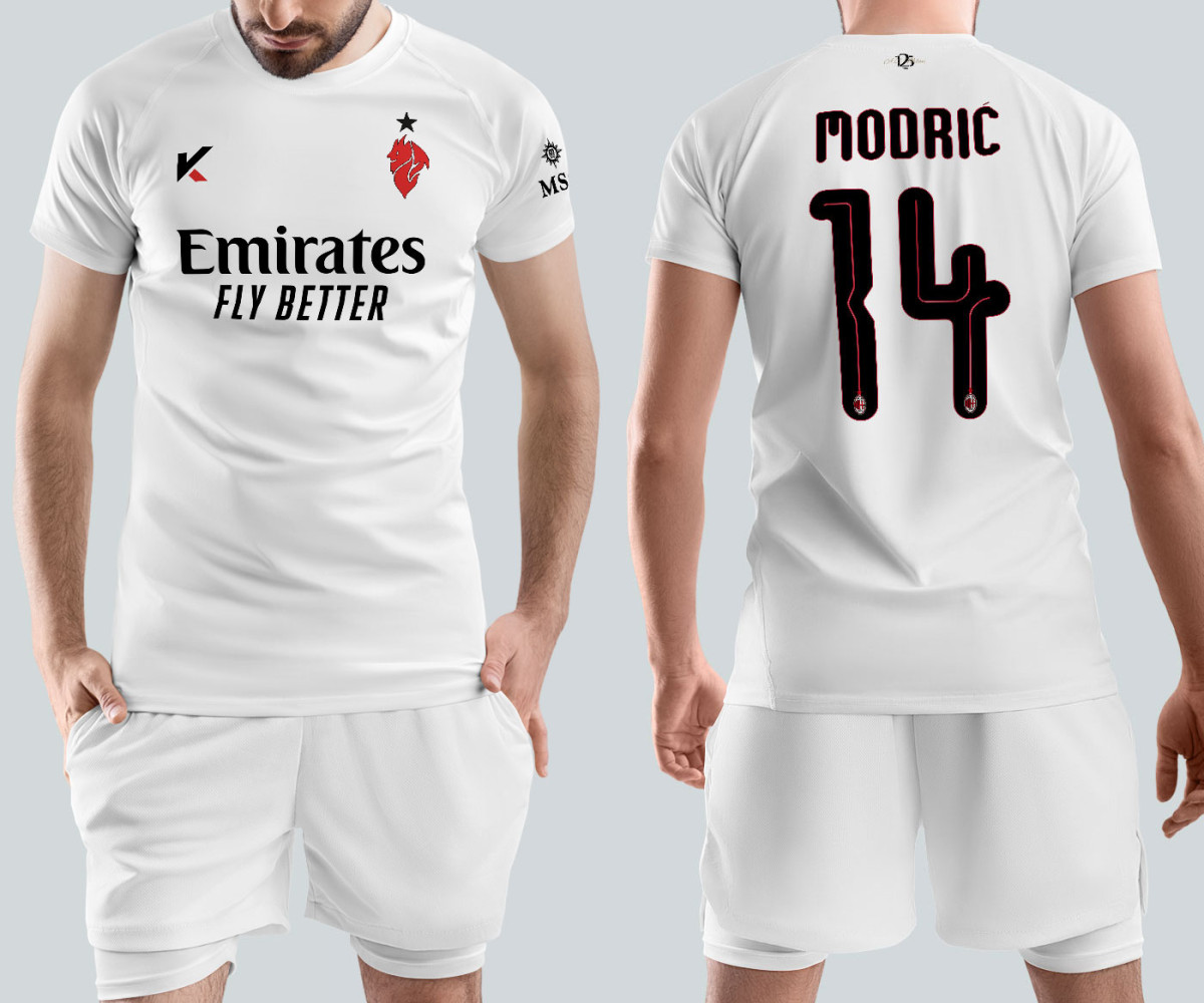 AC Milan Jersey - Away Kit - Modric AC Milan Jersey - Away Kit - Modric