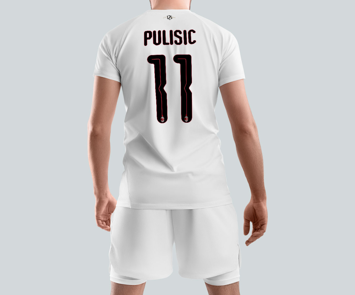 AC Milan Jersey - Away Kit - Pulisic AC Milan Jersey - Away Kit - Pulisic