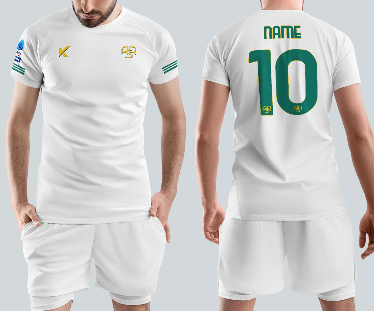 AS Roma Jersey - Third Kit - Custom AS Roma Jersey - Third Kit - Custom
