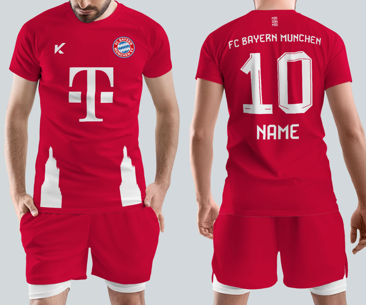 FC Bayern München Jersey - Home Kit - Custom FC Bayern München Jersey - Home Kit - Custom