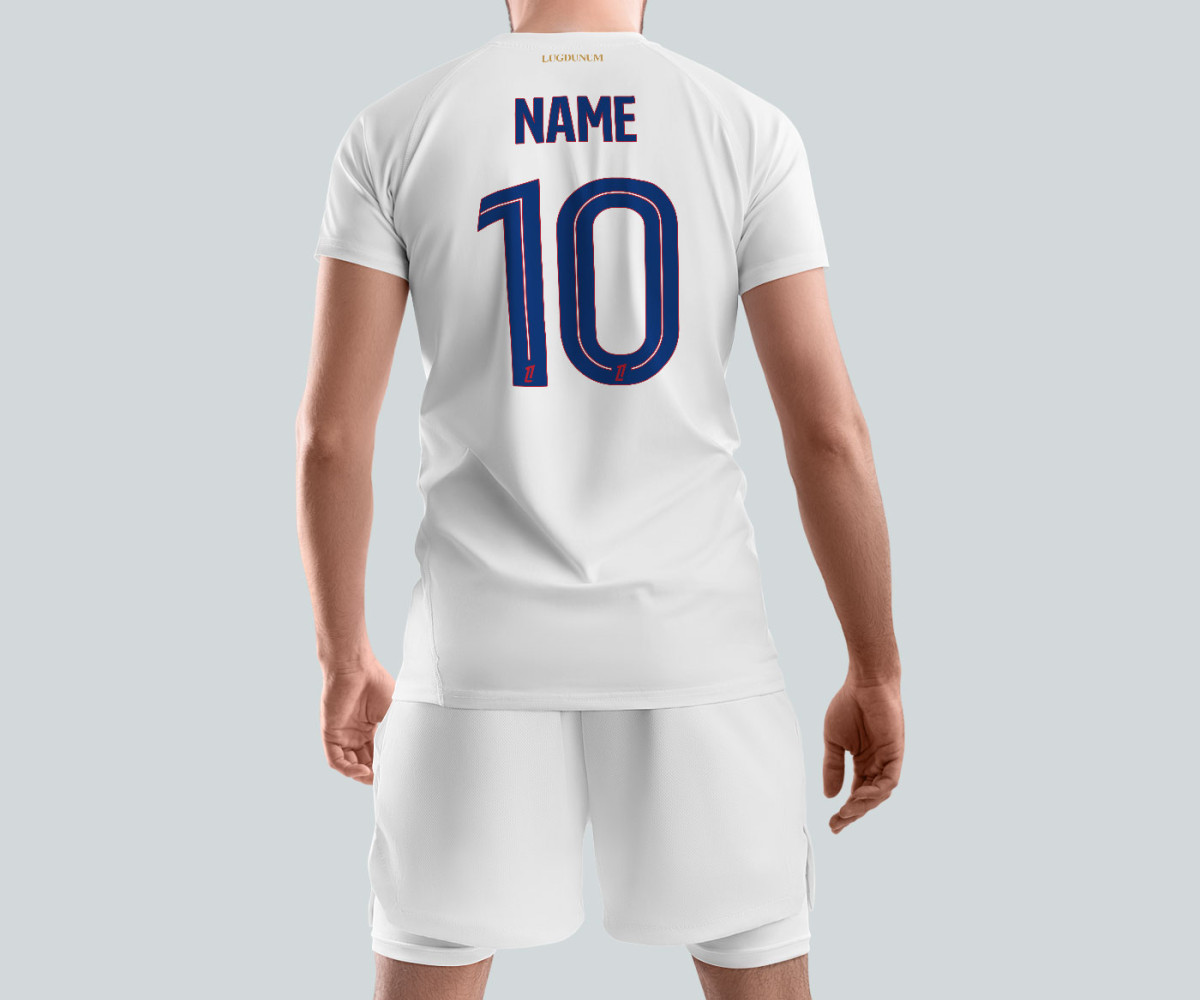 Olympique Lyonnais Jersey - Home Kit - Custom Olympique Lyonnais Jersey - Home Kit - Custom