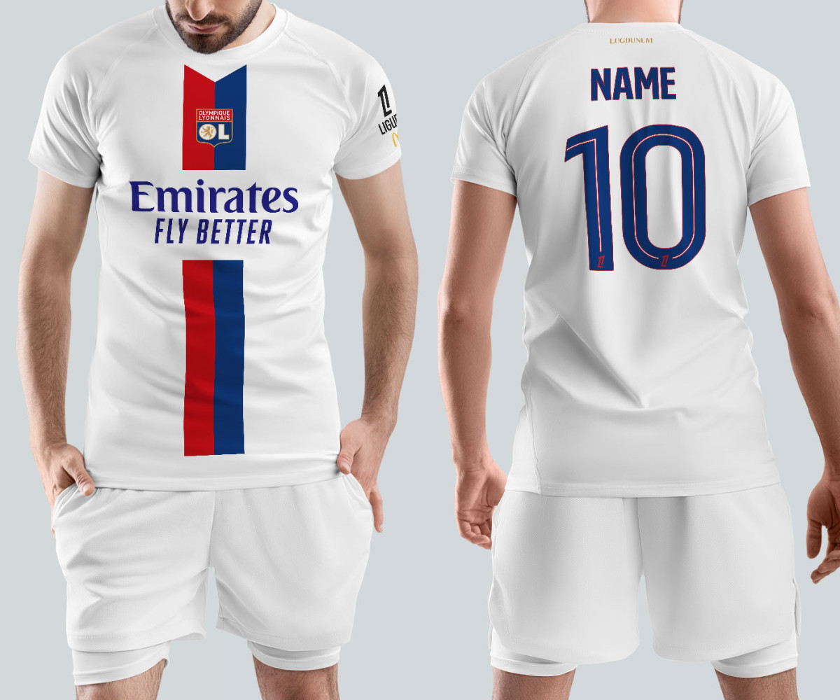 Olympique Lyonnais Jersey - Home Kit - Custom