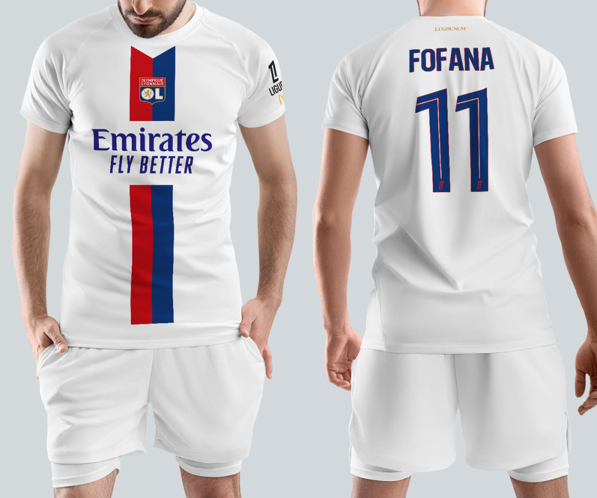 Olympique Lyonnais Jersey - Home Kit - Fofana Olympique Lyonnais Jersey - Home Kit - Fofana