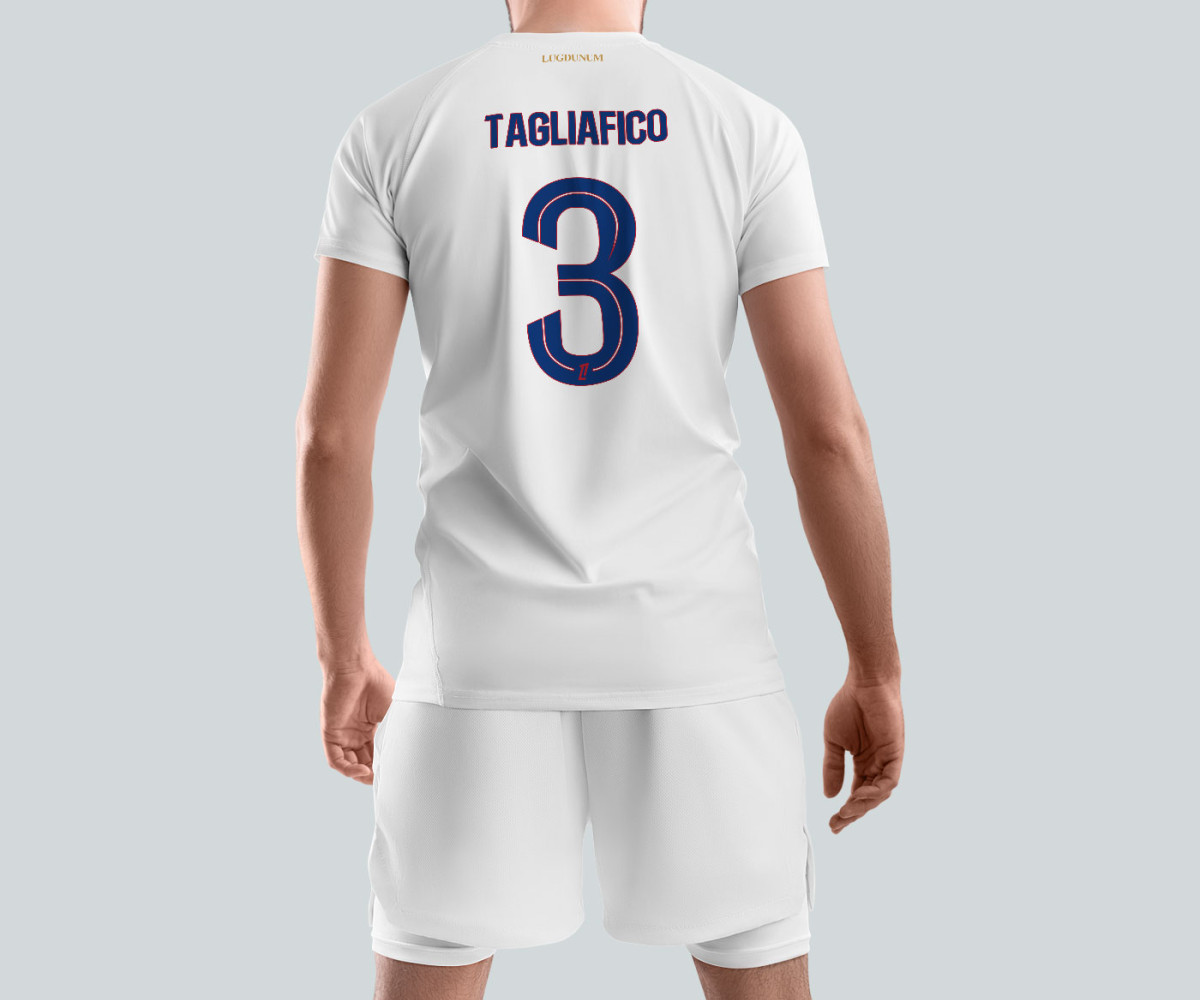 Olympique Lyonnais Jersey - Home Kit - Tagliafico Olympique Lyonnais Jersey - Home Kit - Tagliafico