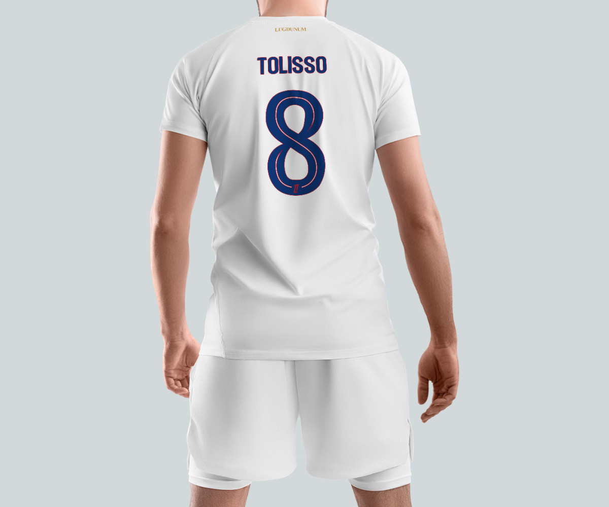 Olympique Lyonnais Jersey - Home Kit - Tolisso Olympique Lyonnais Jersey - Home Kit - Tolisso