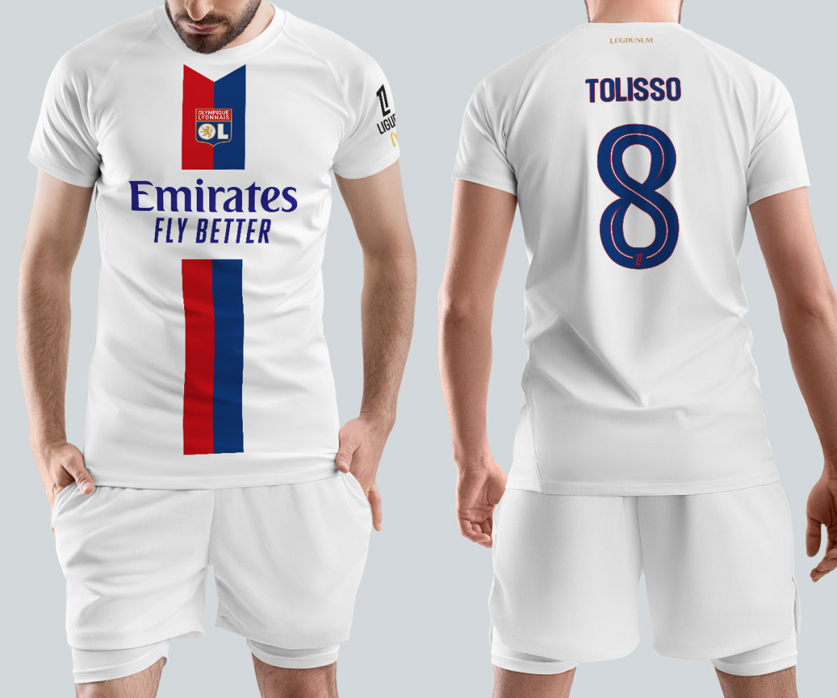 Olympique Lyonnais Jersey - Home Kit - Tolisso Olympique Lyonnais Jersey - Home Kit - Tolisso
