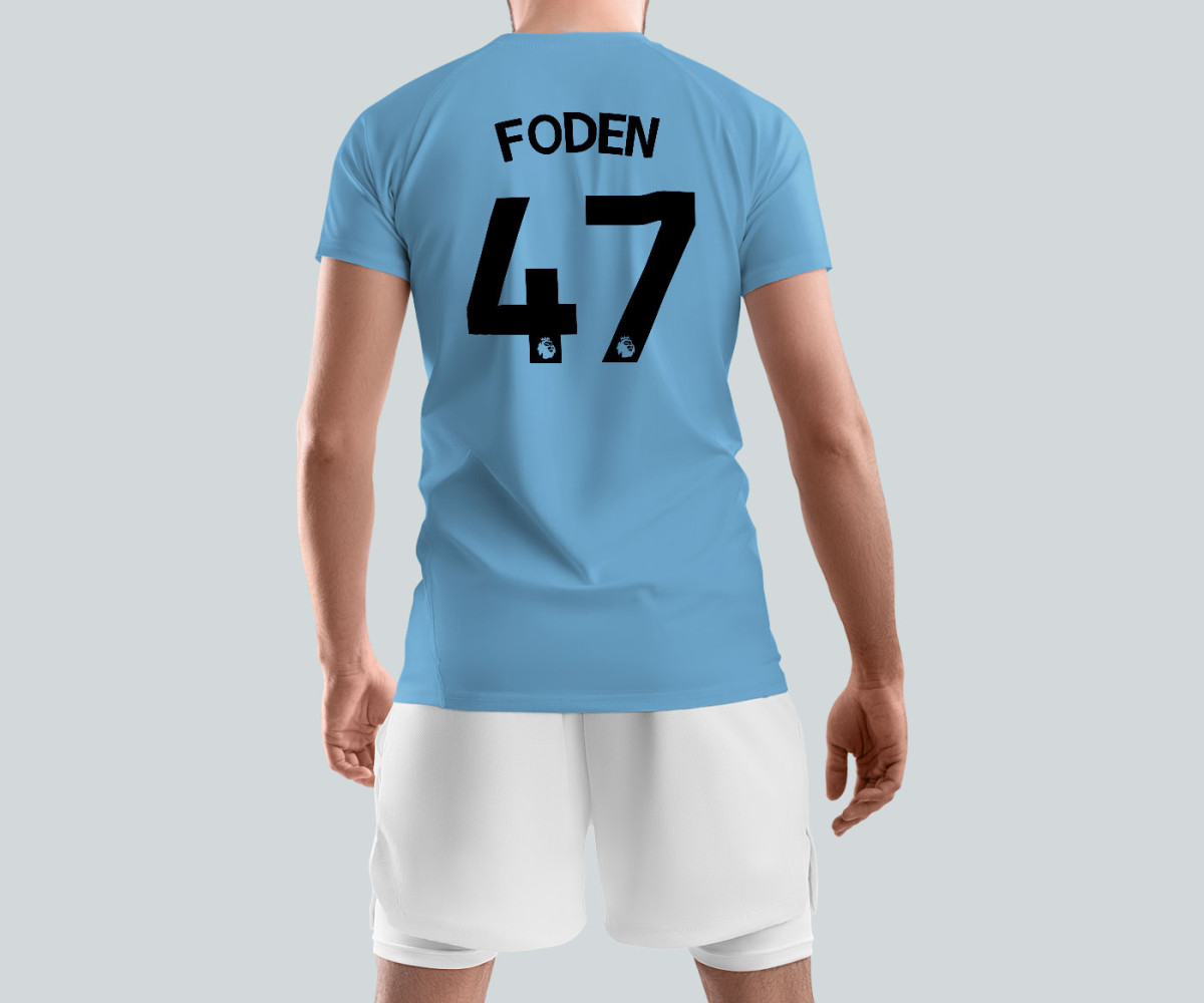 Manchester City Jersey - Home Kit - Foden Manchester City Jersey - Home Kit - Foden