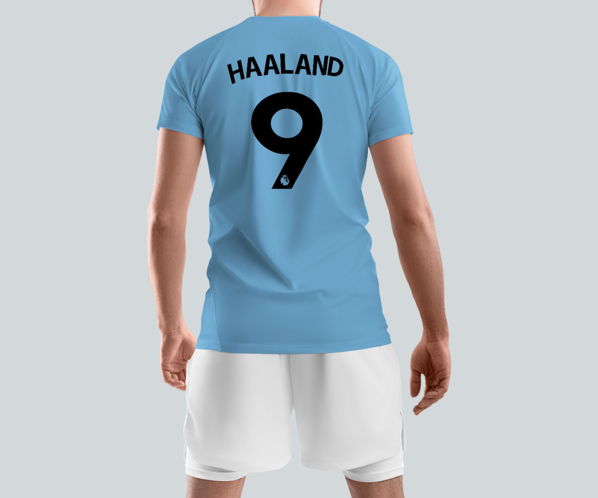 Manchester City Jersey - Home Kit - Haaland Manchester City Jersey - Home Kit - Haaland