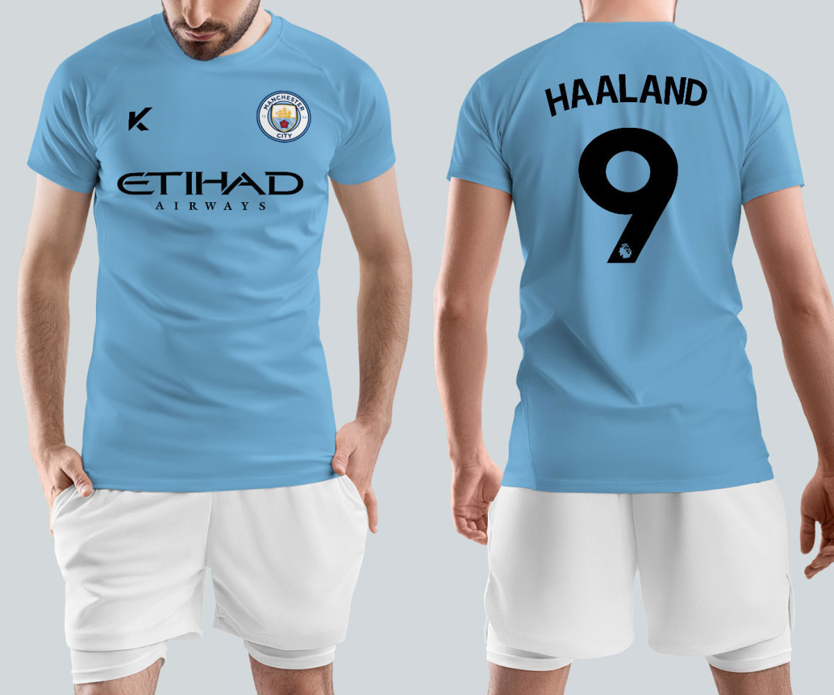 Manchester City Jersey - Home Kit - Haaland Manchester City Jersey - Home Kit - Haaland