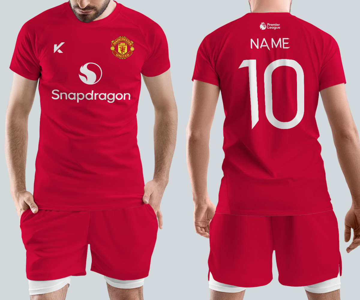 Manchester United Jersey - Home Kit - Custom Manchester United Jersey - Home Kit - Custom