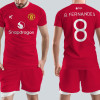 Manchester United Jersey - Home Kit - Fernandes Manchester United Jersey - Home Kit - Fernandes
