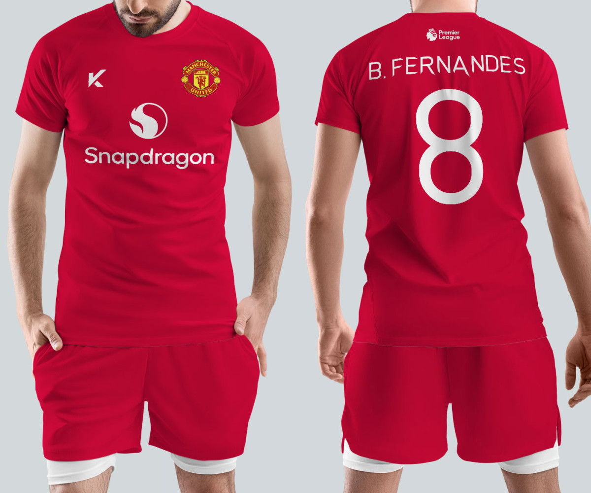 Manchester United Jersey - Home Kit - Fernandes Manchester United Jersey - Home Kit - Fernandes