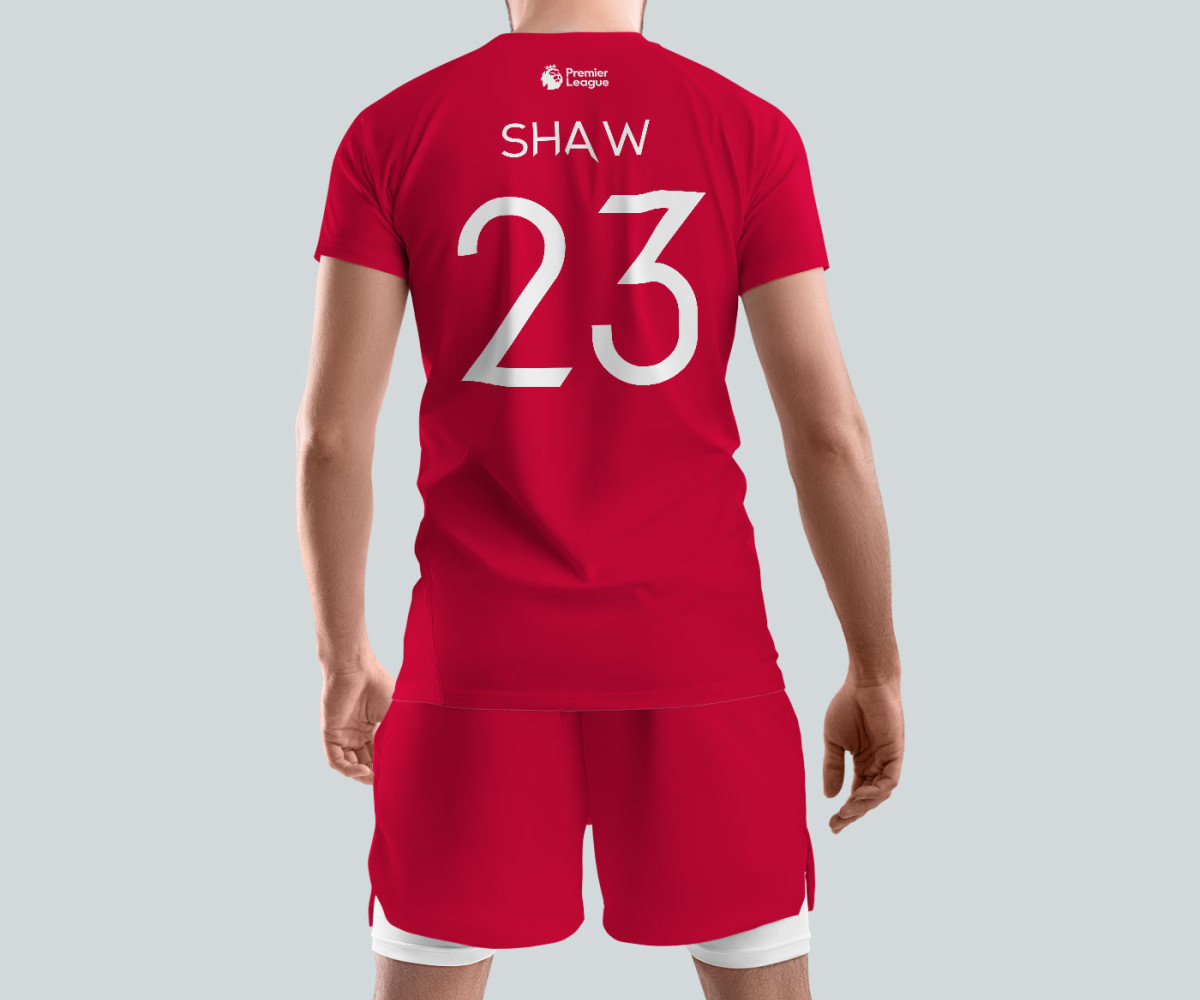 Manchester United Jersey - Home Kit - Luke Shaw Manchester United Jersey - Home Kit - Luke Shaw