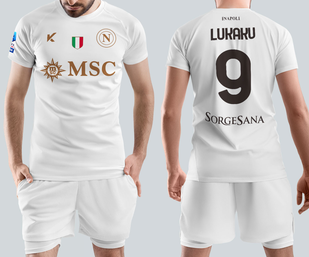 SSC Napoli Jersey - Away Kit - Lukaku SSC Napoli Jersey - Away Kit - Lukaku