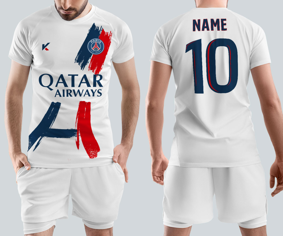 PSG Jersey - Away Kit - Custom PSG Jersey - Away Kit - Custom