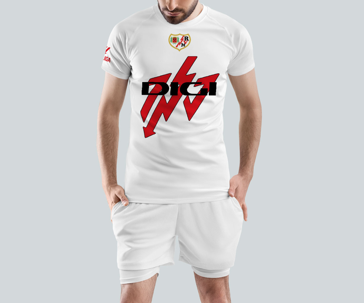 Rayo Vallecano Jersey - Home Kit - Isi Rayo Vallecano Jersey - Home Kit - Isi