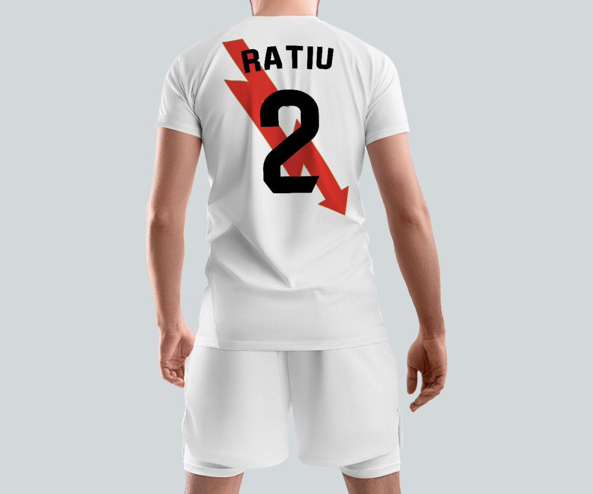 Rayo Vallecano Jersey - Home Kit - Ratiu Rayo Vallecano Jersey - Home Kit - Ratiu