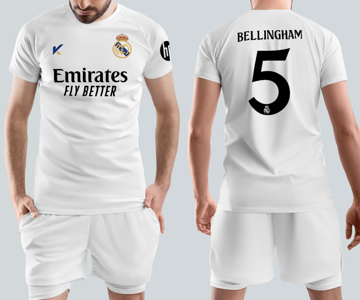 Real Madrid Jersey - Home Kit - Bellingham Real Madrid Jersey - Home Kit - Bellingham