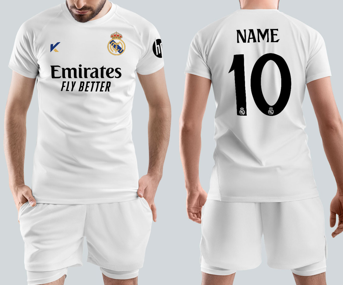 Real Madrid Jersey - Home Kit - Custom Real Madrid Jersey - Home Kit - Custom