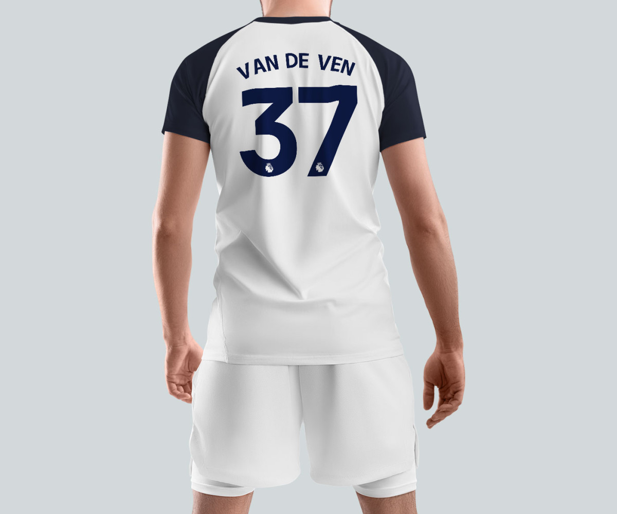 Tottenham Jersey - Home Kit - Van de Ven Tottenham Jersey - Home Kit - Van de Ven